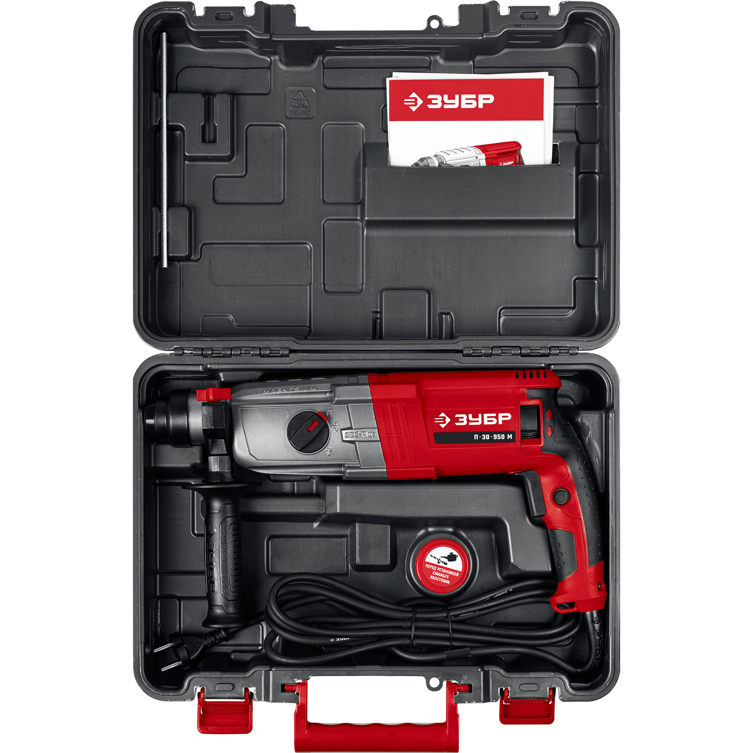 ЗУБР 30 мм, 950 Вт, перфоратор SDS Plus, мет. корпус (П-30-950 М)