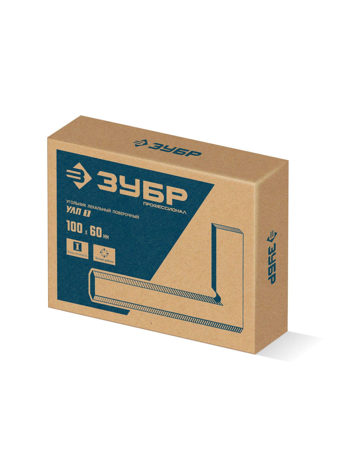 ЗУБР УЛП-1, 100 х 60 мм, 1 класс точности, поверочный лекальный угольник (34674-10)