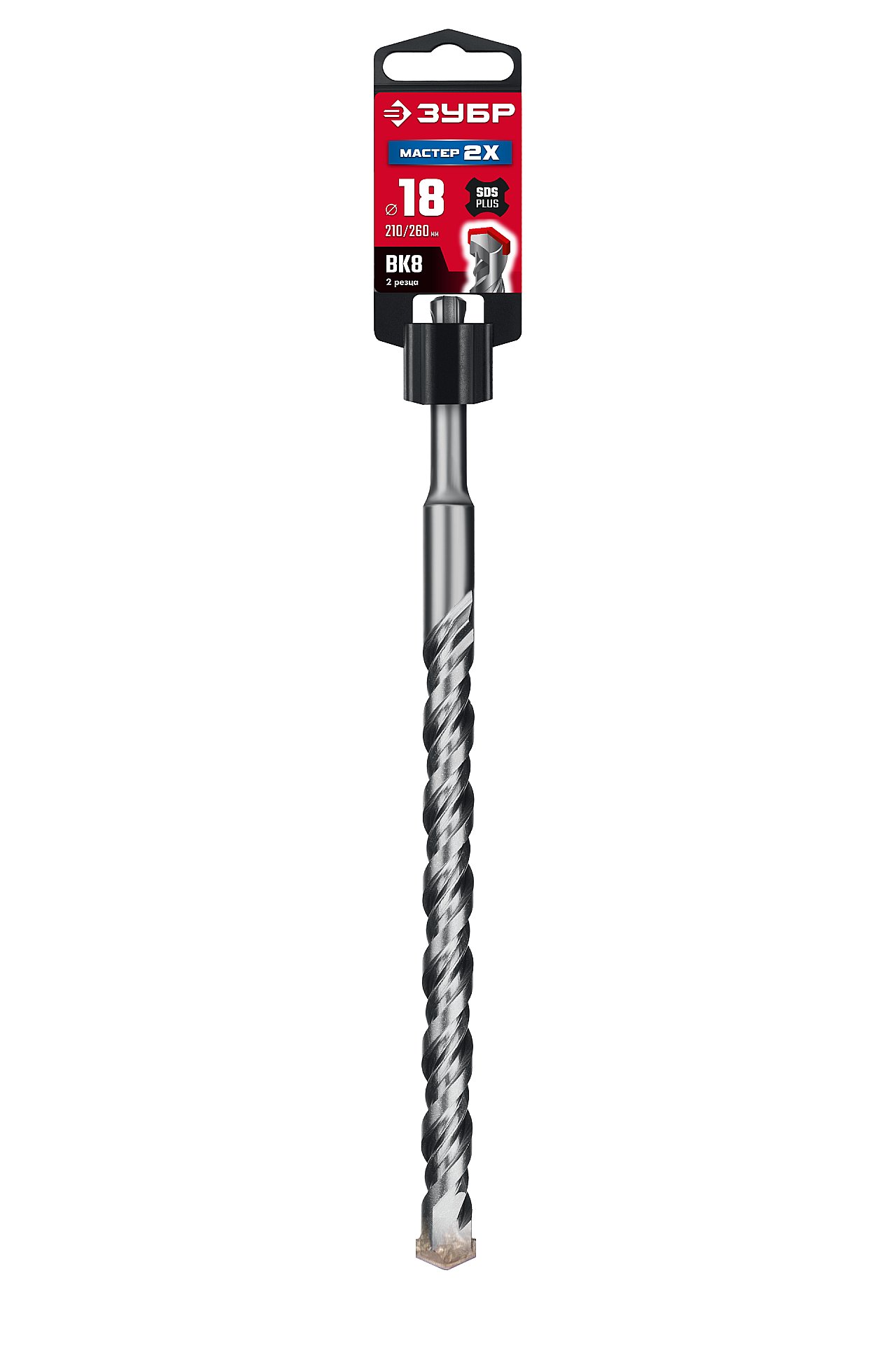 ЗУБР Мастер-2Х 18x260 мм SDS-plus бур (29315-260-18)