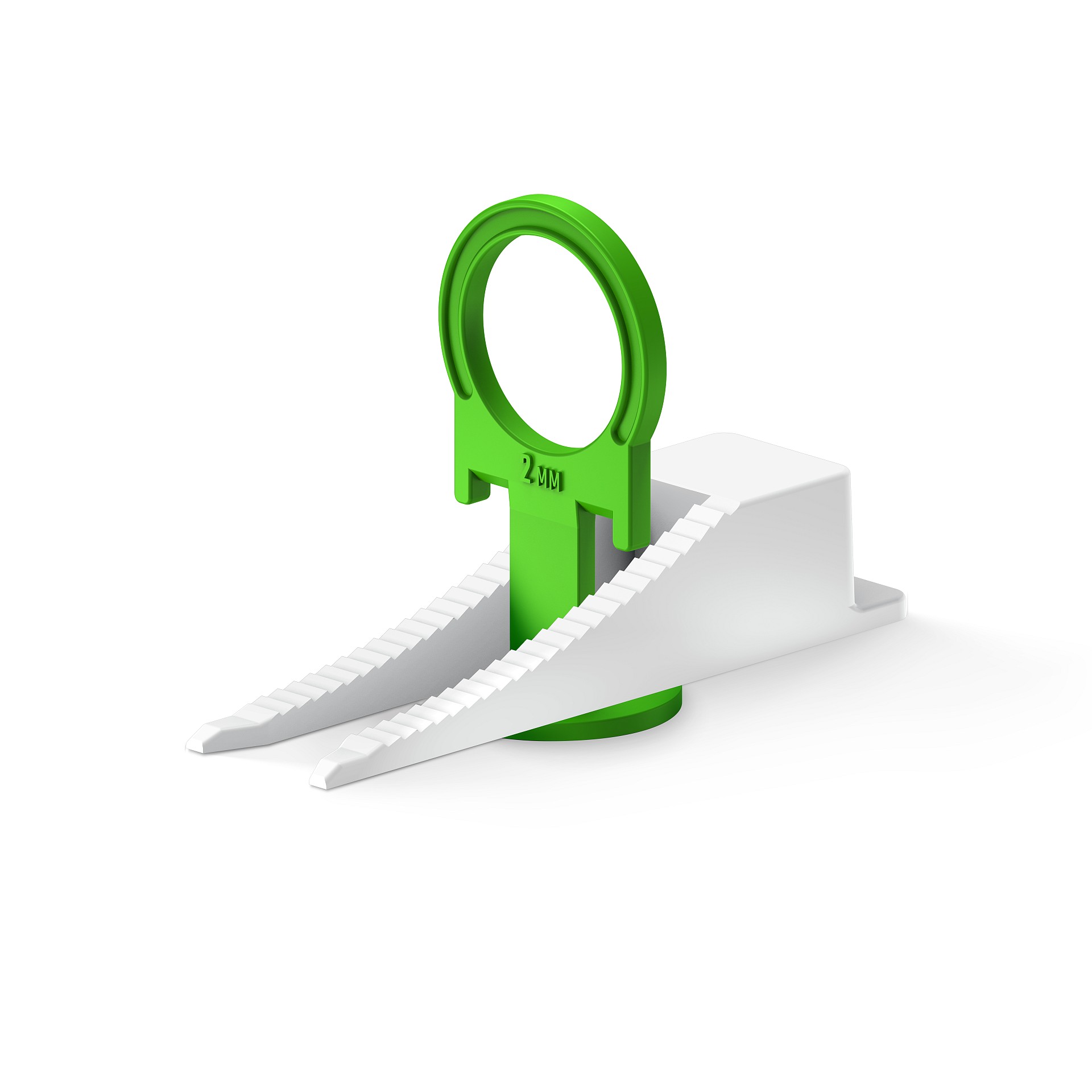 ЗУБР КОЛЬЦО, комплект: 2,0 мм, зажим + клин, 50 + 50 шт, система выравнивания плитки (33832-H50)