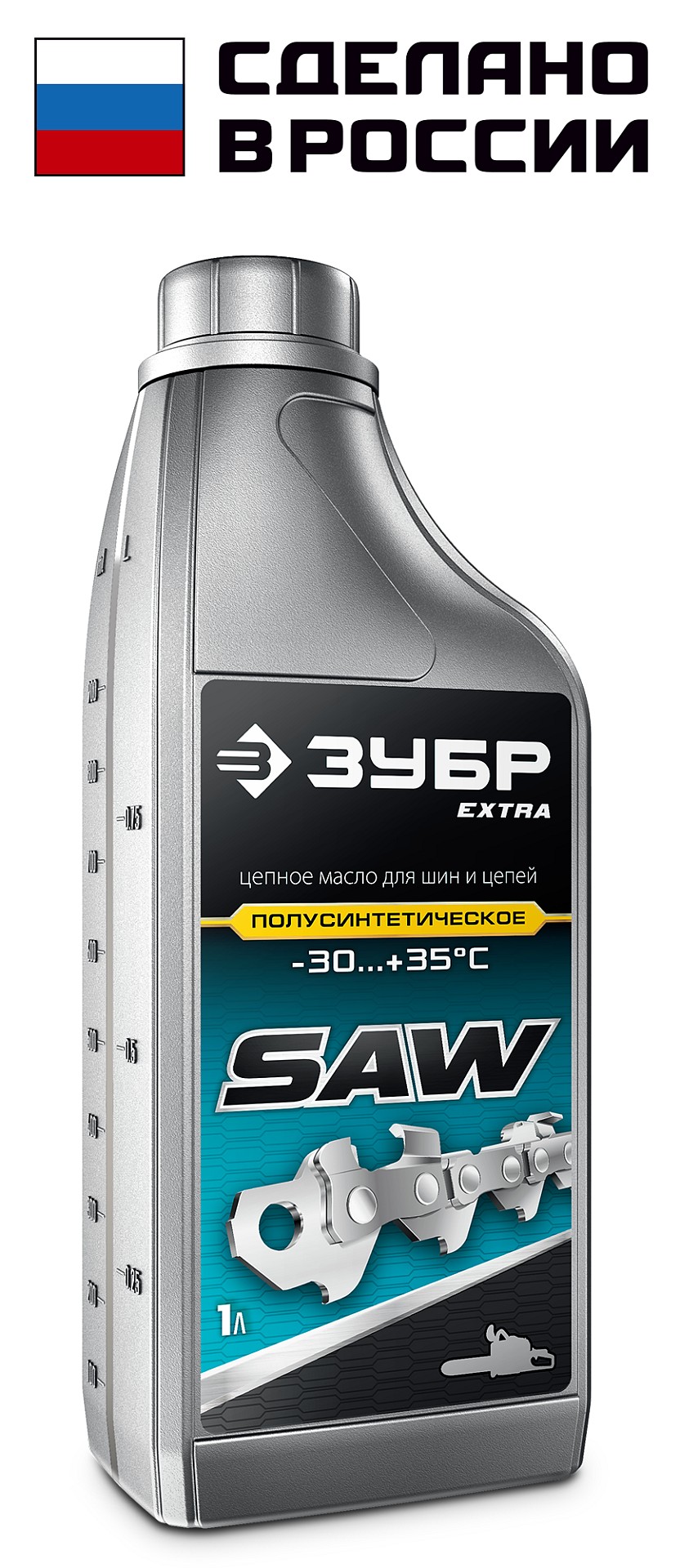ЗУБР 1 л, цепное полусинтетическое масло для бензо и электропил, EXTRA (70623-1)
