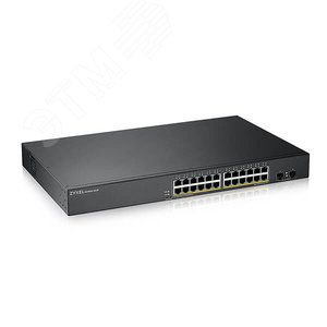 Коммутатор управляемый L2 Smart 24 порта PoE+ 10/100/1000 Мб/с, 2хSFP, 70 Вт