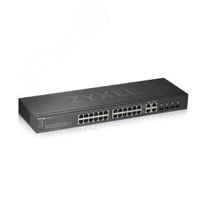 Коммутатор управляемый L2 Smart 24 порта 10/100/1000 Мб/с, 4xSFP/RJ-45