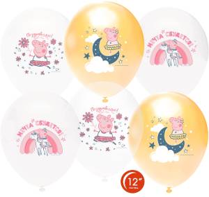 12" Свинка Пеппа, Принцесса-Волшебница, ассорти пастель (Турция)/501108