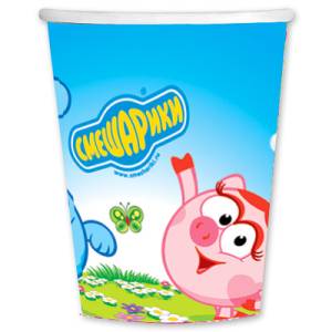 Стаканы  "Смешарики" 8 шт.