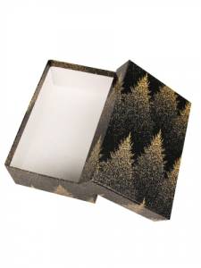 Коробка Зимний лес 34*22*7мм/Кор-1779