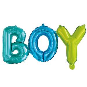 Надпись Boy разноцветный 1206-0899
