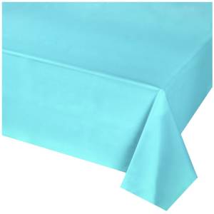 Скатерть п/э бирюзовая 1,4 х 2,75 м./ 1502-6190