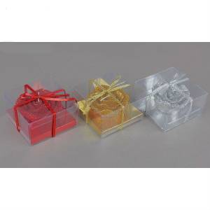 Свеча Роза с блестками 460981