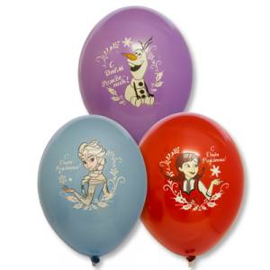 Набор шаров рис Disney Холодное сердце 30 см 5 шт