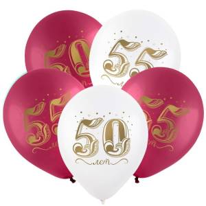 12" Золотые цифры 2 цв (25 шт) (Турция)