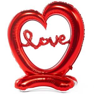 AIR Сердце с надписью LOVE (ходячий шар)/1208-0795