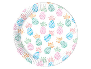 Тарелка  "Ананас" 23 см. 8 шт./1502-3203