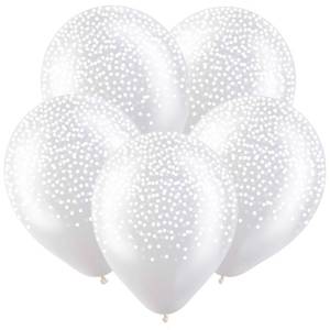 12" Конфетти (Белое), кристалл (Турция)