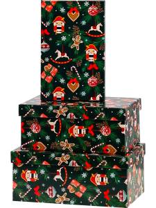 Коробка 19*12*7,5 см Новогодняя сказка