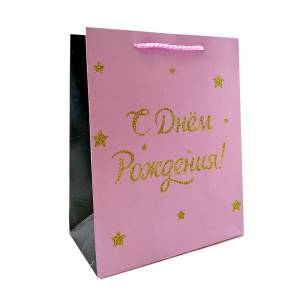 Пакет C ДР Для Нее 18*23*1см / 1903-M-WK