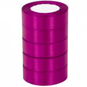 Лента атлас сочная малина 25 мм*22,85 м в уп. (5 шт.) / 88033482