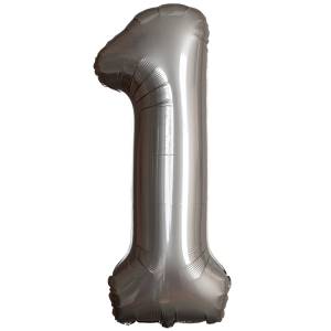 Цифра "1" - SLIM Moonlight Silver / Flexmetal 1207-6101