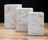 Коробка 21*15*8,5 см "Золотой мрамор"