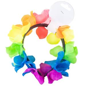 Ободок Гаваи, радужный/1501-6436