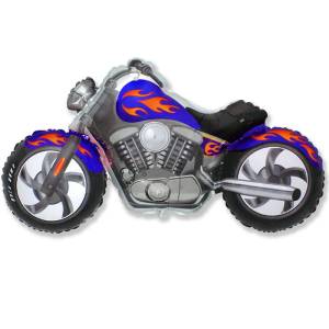 Мотоцикл синий (байк) / Flexmetal