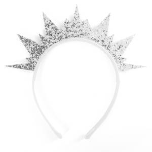 Ободок Диадема для принцессы, серебро с блестками/6230540