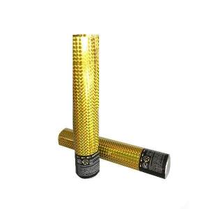 Пневмохлопушка 60 см. "Голография" Золотое конфетти / 8260 НG-Z