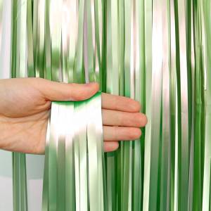 Занавес "Дождик" матовый ЛАЙМ 3м*1м (Китай) 1707232