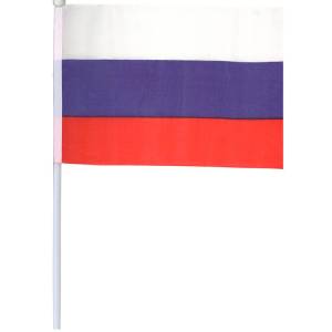 Флаг Россия 20*30 см.(упак.10 шт)/712006