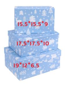 Коробка "Снежное царство" 17,5*17,5*10 см.
