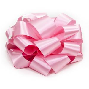Бант Атласная лента, Розовый 21 см/5112121