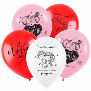 12" Признания в любви, пастель ассорти (Турция) 8122135