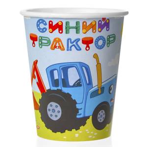 Стакан Синий трактор 250 мл 6 шт./312789/CP-53664-BT