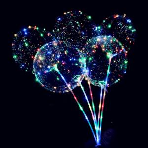 Светящиеся шары со светодиодами LED Bobo на палочке