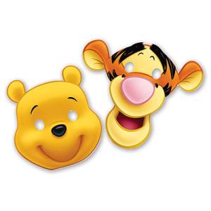 Маска Винни Пух и друзья 6 шт.