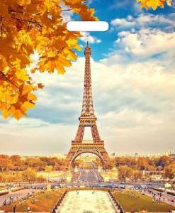 Пакет вырубной Осенний Париж 40*31