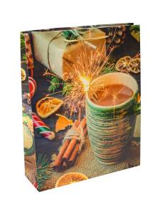 Пакет подарочный ПКП-8876 26,4*32,7*8 см с глянц. ламинацией 