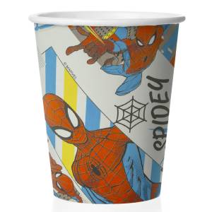 Стакан "Человек-Паук" 250 мл желтый 6 шт./300437