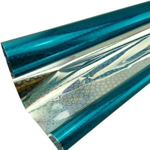 Пленка голография БИРЮЗОВАЯ 70 см*7,5 м.