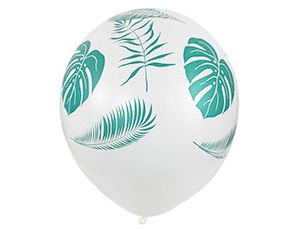 12" White Листья Тропические (25 шт) / Мексика 1103-2197