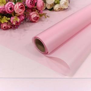 Пленка матовая "Лакшери" Светло-розовый 0,58*10м./001357/7