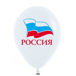 Триколор Россия 12", пастель (Колумбия)