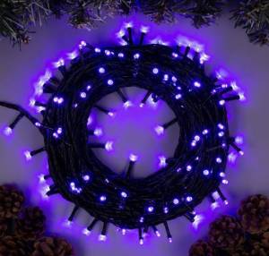 Гирлянда "Метраж" 20М. ФИОЛЕТ 200 ламп, 8 режим /3556815