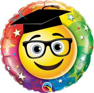 36" Улыбка Выпускник (Qualatex)