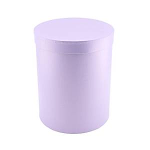 Коробка 200-180 Фиолетовый сатин цилиндр 20*20*25