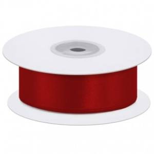 Лента атлас бордовый 38мм*22,85м/ 4886308