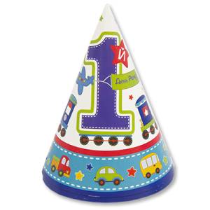 Колпак "1- ый ДР Мальчик", 8 шт.