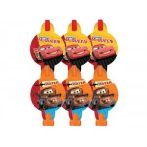 Язычок-гудок с карточкой Disney Тачки 8 шт