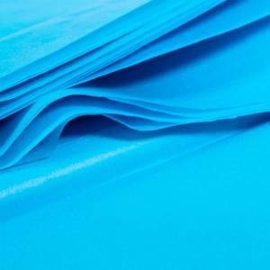Бумага упаковочная Тишью (голубая) 50*50