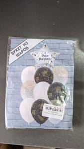 Набор шаров "СДР Брызги" ( 1 фольг.+ 3 латекс/без рис+6 латекс с рис.)